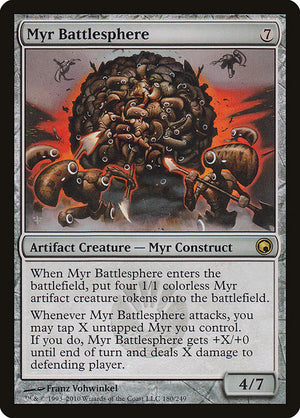 Myr Battlesphere (180) [Scars of Mirrodin]
