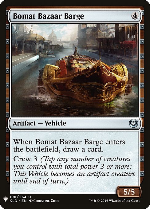 Bomat Bazaar Barge (KLD-198) [The List]