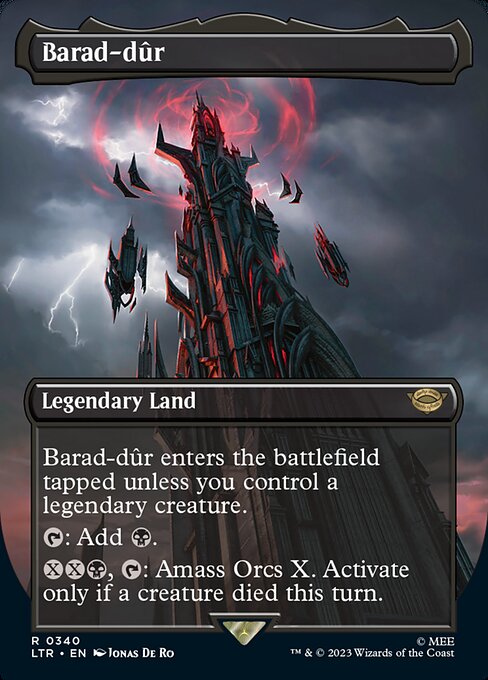 Barad-dûr (340) [The Lord of the Rings: Tales of Middle-earth] [Borderless]