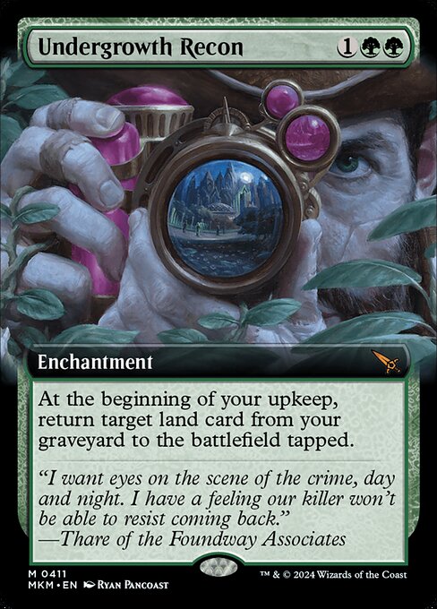 Undergrowth Recon (411) [Murders at Karlov Manor] [Extended Art]
