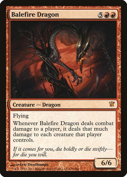 Balefire Dragon (129) [Innistrad]