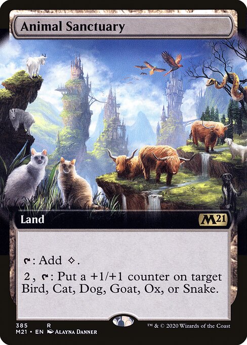Animal Sanctuary (385) [Core Set 2021] [Extended Art]
