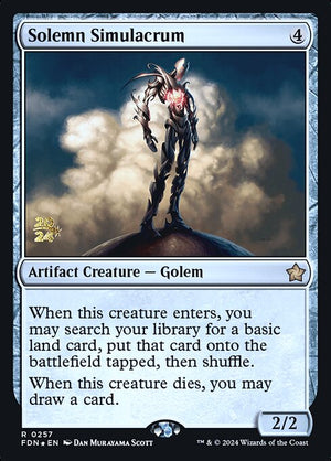 Solemn Simulacrum (257s) [Foundations Promos]
