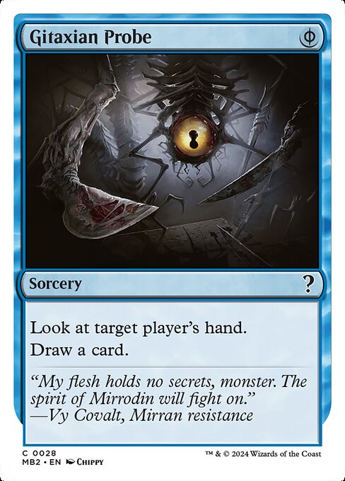 Gitaxian Probe (28) [Mystery Booster 2]