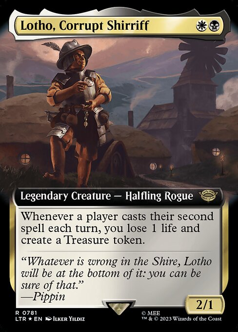 Lotho, Corrupt Shirriff (781) [The Lord of the Rings: Tales of Middle-earth] [Extended Art]