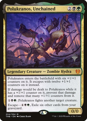 Polukranos, Unchained (224p) [Theros Beyond Death Promos]