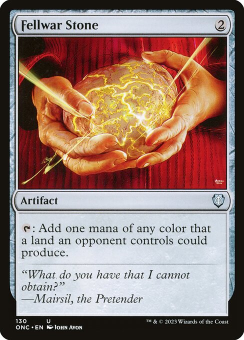 Fellwar Stone (130) [Phyrexia: All Will Be One Commander]