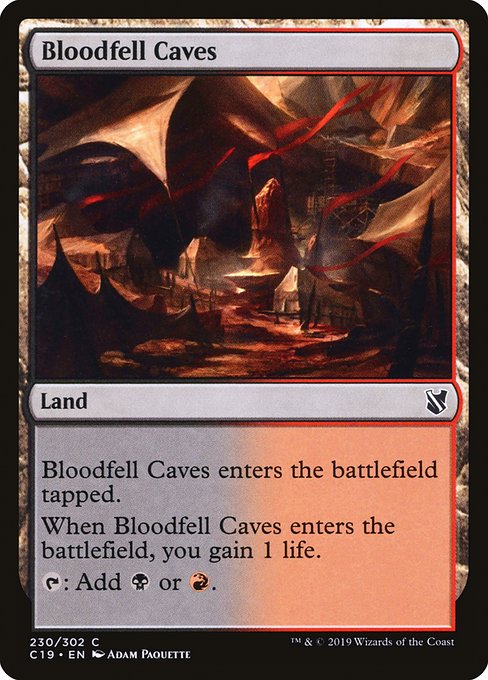Bloodfell Caves (230) [Commander 2019]
