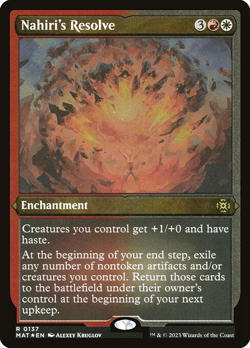 Nahiri's Resolve (137) [March of the Machine: The Aftermath]