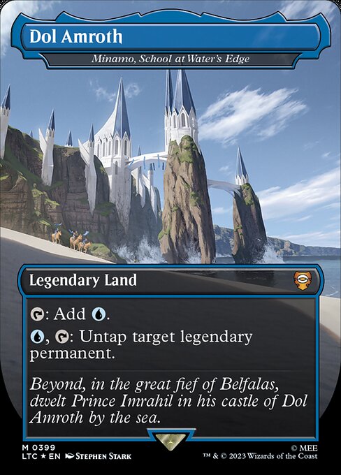 Minamo, School at Water's Edge (399) [Tales of Middle-earth Commander] [Borderless]