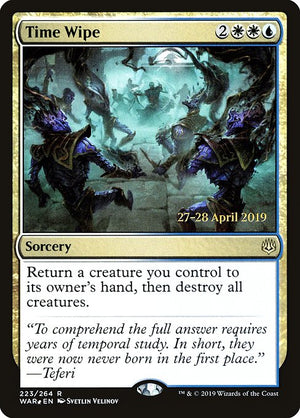 Time Wipe (223s) [War of the Spark Promos]