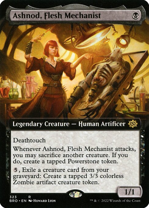 Ashnod, Flesh Mechanist (323) [The Brothers' War] [Extended Art]