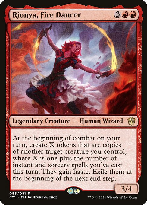 Rionya, Fire Dancer (55) [Commander 2021]