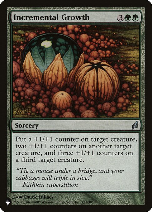 Incremental Growth (LRW-221) [The List]