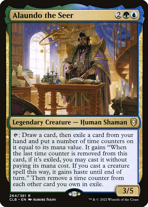 Alaundo the Seer (264) [Commander Legends: Battle for Baldur's Gate]