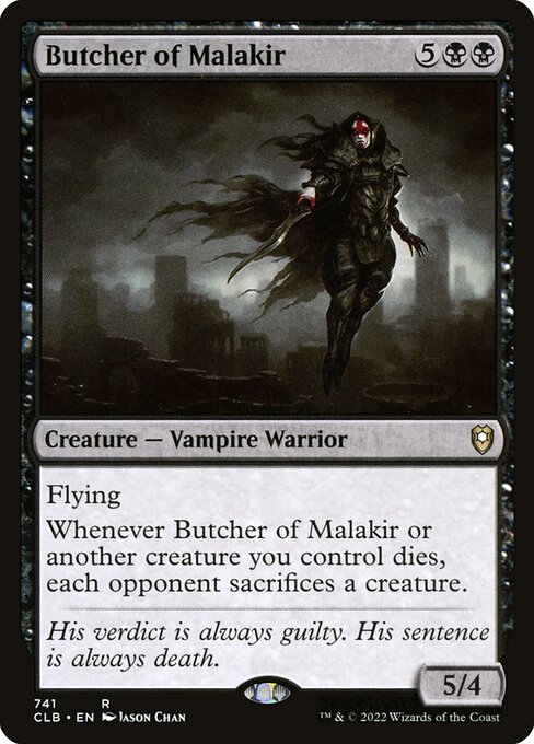 Butcher of Malakir (741) [Commander Legends: Battle for Baldur's Gate]