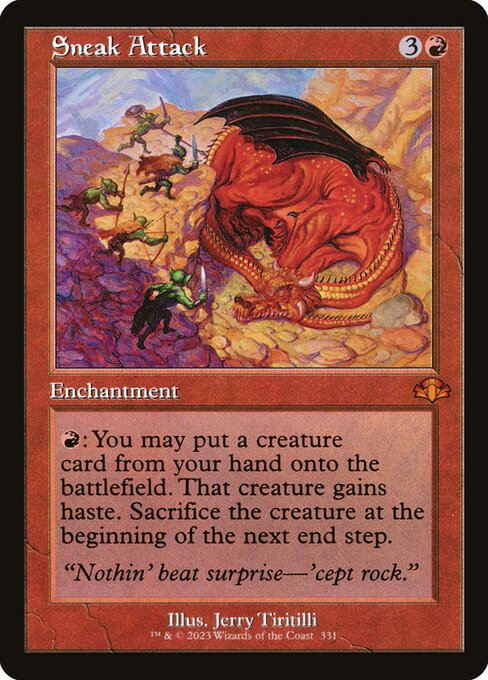 Sneak Attack (331) [Dominaria Remastered]