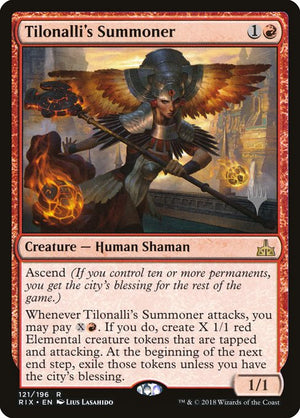 Tilonalli's Summoner (121p) [Rivals of Ixalan Promos]