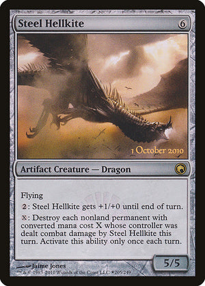 Steel Hellkite (205★) [Scars of Mirrodin Promos]