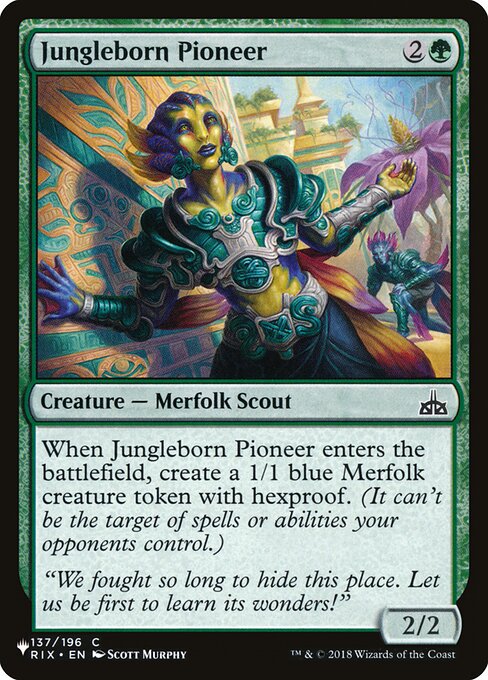 Jungleborn Pioneer (RIX-137) [The List]