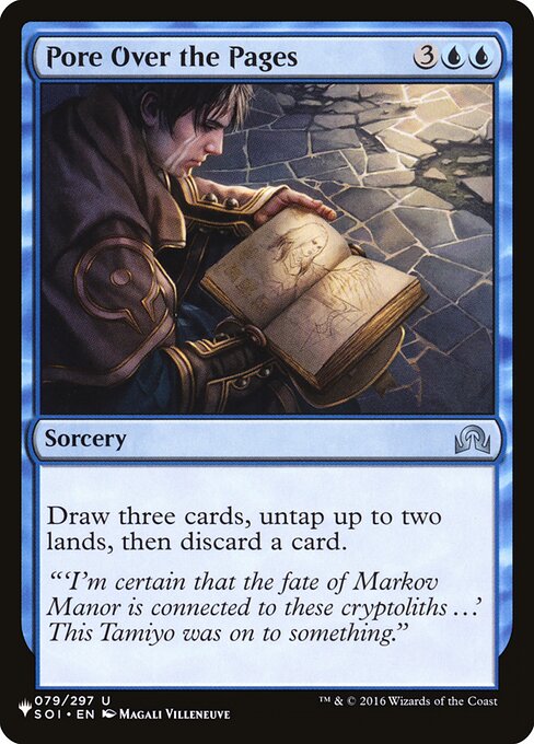 Pore Over the Pages (SOI-79) [The List]