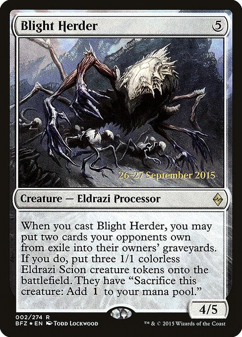 Blight Herder (2s) [Battle for Zendikar Promos]