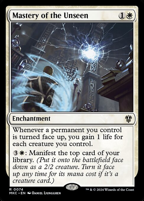 Mastery of the Unseen (74) [Murders at Karlov Manor Commander]