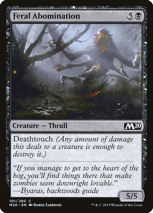 Feral Abomination (101) [Core Set 2020]