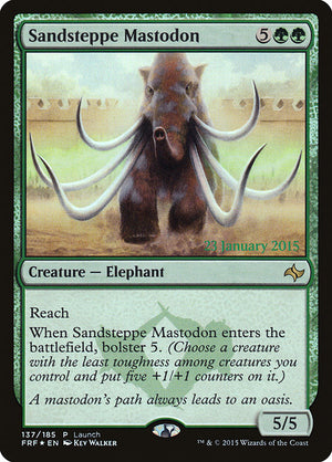 Sandsteppe Mastodon (137) [Fate Reforged Promos]