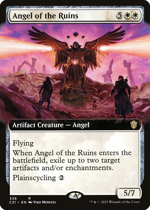 Angel of the Ruins (338) [Commander 2021] [Extended Art]