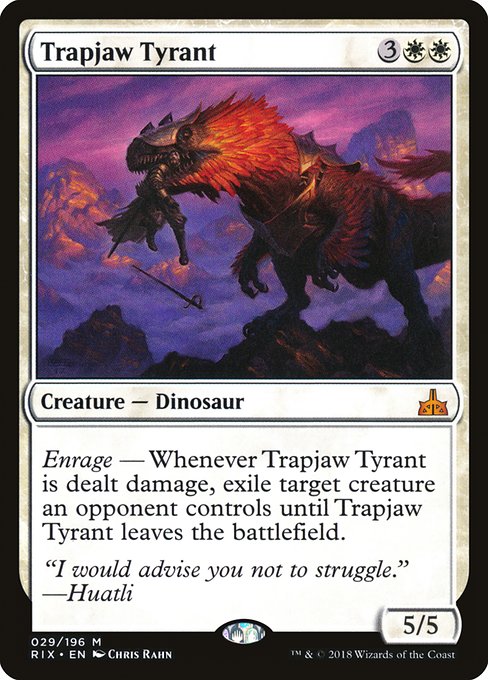 Trapjaw Tyrant (29) [Rivals of Ixalan]