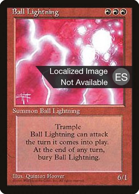 Ball Lightning (176) [Fourth Edition Foreign Black Border]