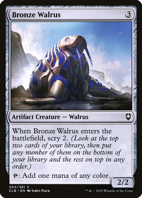 Bronze Walrus (302) [Commander Legends: Battle for Baldur's Gate]
