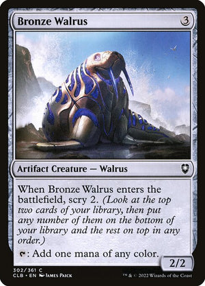 Bronze Walrus (302) [Commander Legends: Battle for Baldur's Gate]