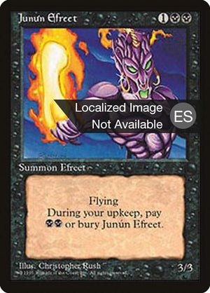 Junún Efreet (143) [Fourth Edition Foreign Black Border]