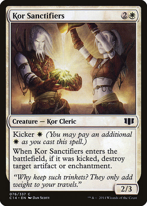 Kor Sanctifiers (76) [Commander 2014]