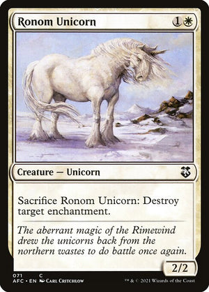 Ronom Unicorn (71) [Forgotten Realms Commander]