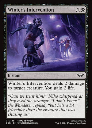 Winter's Intervention (123) [Duskmourn: House of Horror]