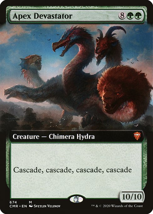 Apex Devastator (674) [Commander Legends] [Extended Art]