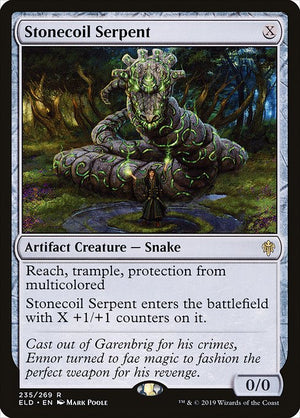 Stonecoil Serpent (235) [Throne of Eldraine]
