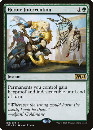 Heroic Intervention (188p) [Core Set 2021 Promos]