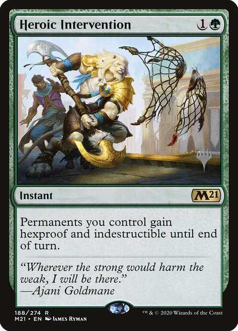 Heroic Intervention (188p) [Core Set 2021 Promos]