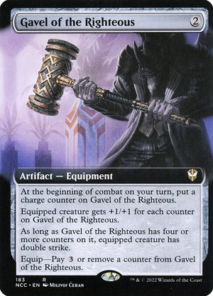 Gavel of the Righteous (183) [New Capenna Commander] [Extended Art]