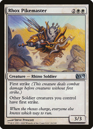 Rhox Pikemaster (26) [Magic 2010]