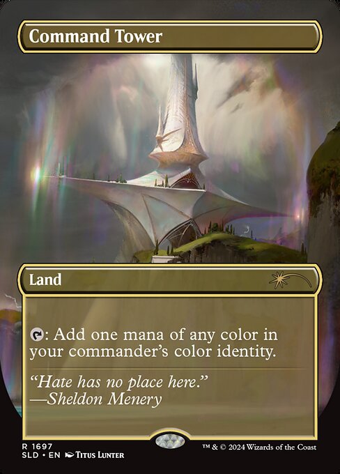 Command Tower (1697) [Secret Lair Drop] [Borderless]