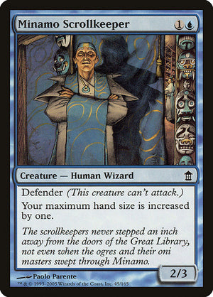 Minamo Scrollkeeper (45) [Saviors of Kamigawa]