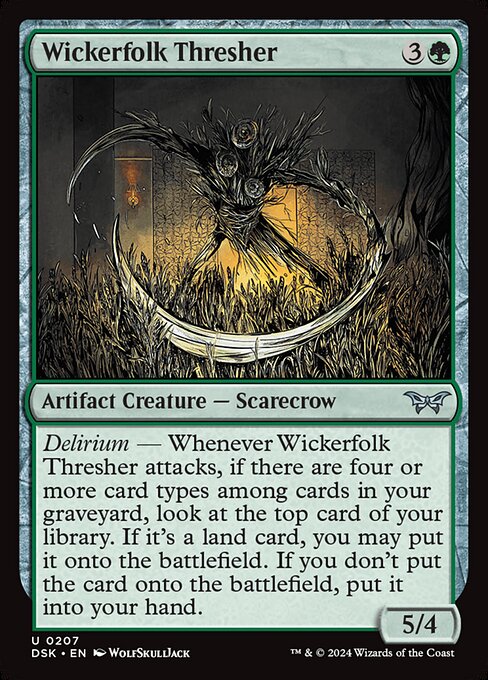 Wickerfolk Thresher (207) [Duskmourn: House of Horror]