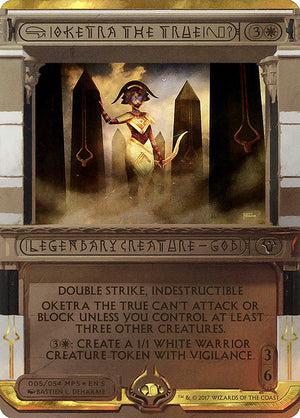 Oketra the True (5) [Amonkhet Invocations] [Borderless]