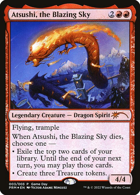 Atsushi, the Blazing Sky (3) [Wizards Play Network 2022]