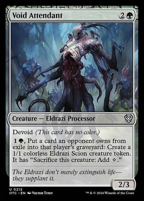 Void Attendant (212) [Outlaws of Thunder Junction Commander]